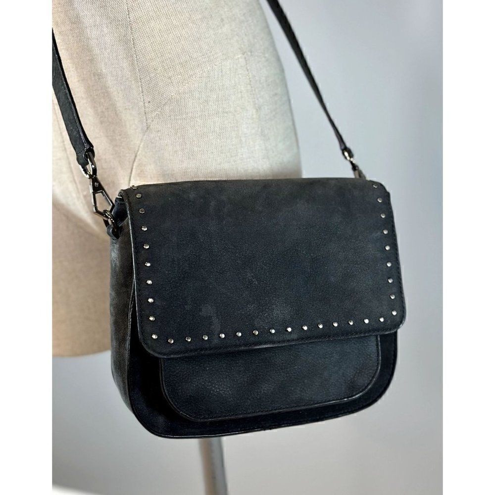 Rebecca Minkoff Crossbody Bag in Black Suede